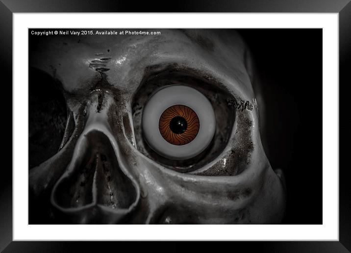  Dead Eye Framed Mounted Print by Neil Vary