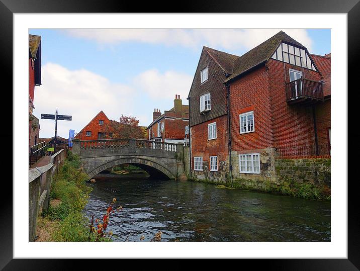  WINCHESTER MILL Framed Mounted Print by Anthony Kellaway