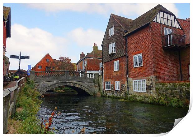  WINCHESTER MILL Print by Anthony Kellaway