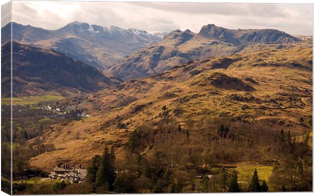  langdale View Canvas Print by eric carpenter