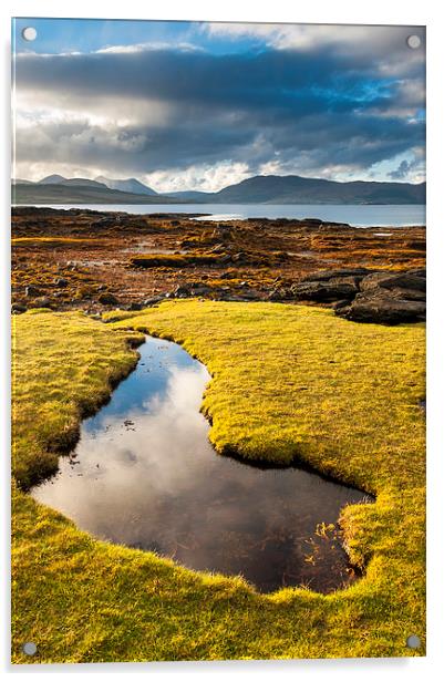  Broadford Bay, Isle of Skye, Scotland Acrylic by Andrew Kearton