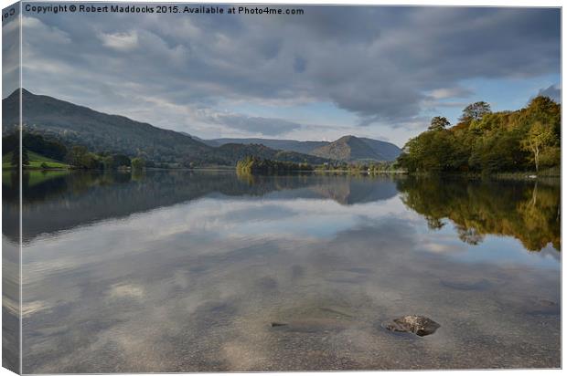  Grasmere Reflections Canvas Print by Robert Maddocks