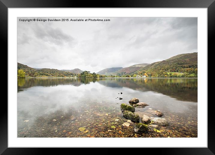  Tranquility Base Framed Mounted Print by George Davidson