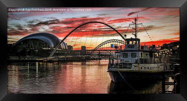 Tyne View  Framed Print by Ray Pritchard