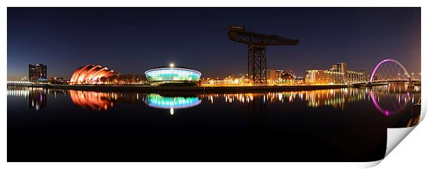 Clyde View Panorama Print by Grant Glendinning