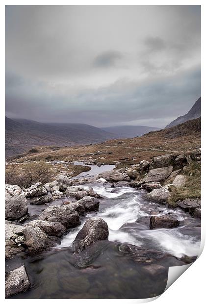Into The Valley  Print by Sean Wareing