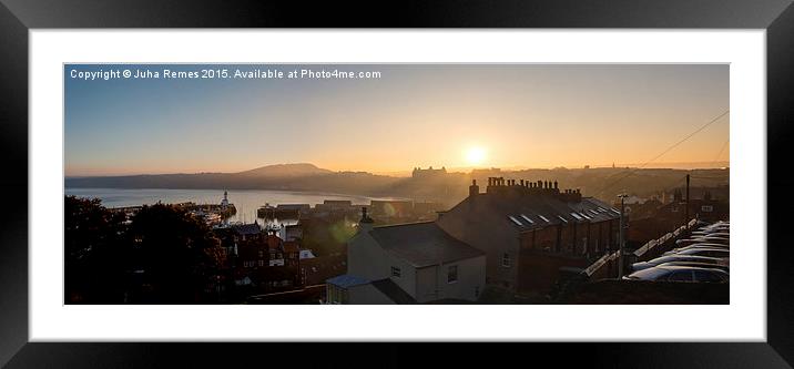Scarborough Skyline Framed Mounted Print by Juha Remes