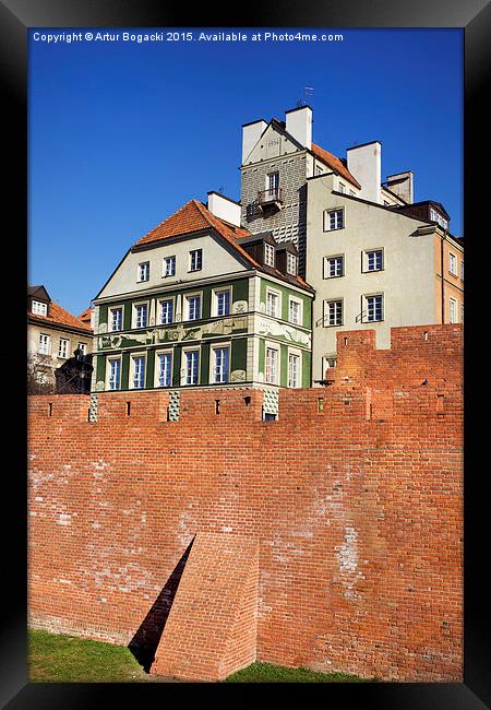 Old Town in Warsaw Framed Print by Artur Bogacki