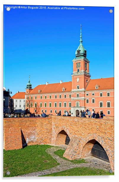 Royal Castle in Warsaw Acrylic by Artur Bogacki