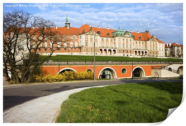 Royal Castle in Warsaw Print by Artur Bogacki