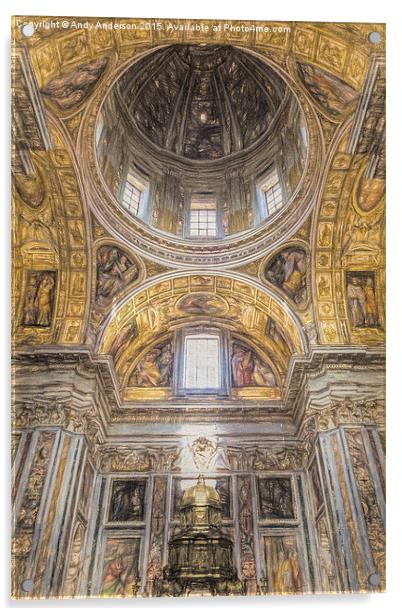  Santa Maria Maggiore Basilica in Rome Acrylic by Andy Anderson