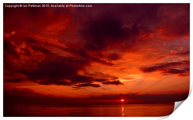 Port Onieda Sunset Print by Ian Pettman