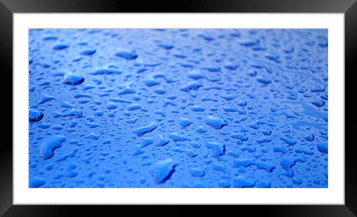 Raindrops Framed Mounted Print by Ben Tasker