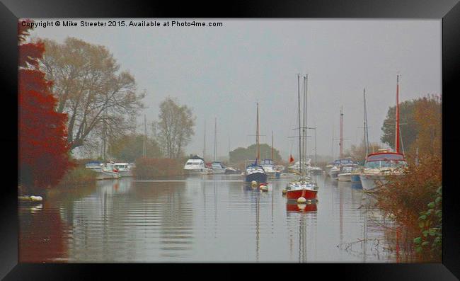  Autumn Mist Framed Print by Mike Streeter