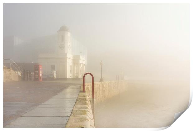  Margate harbour Print by Ian Hufton