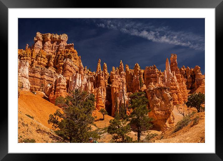 Navajo Loop & Queens Garden Trail Framed Mounted Print by Thomas Schaeffer