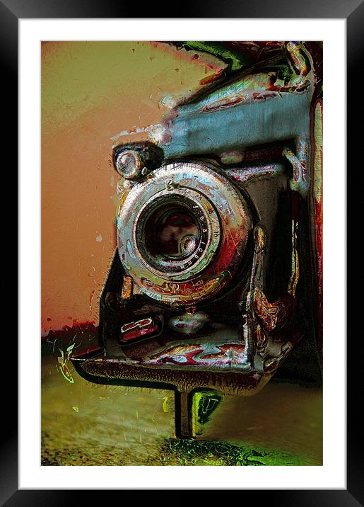 Camera Framed Mounted Print by Jean-François Dupuis