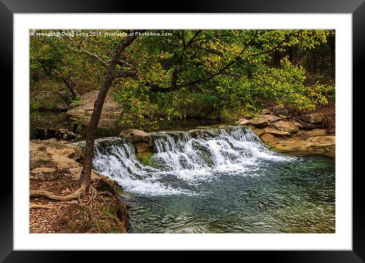 Small Waterfall Framed Mounted Print by Doug Long