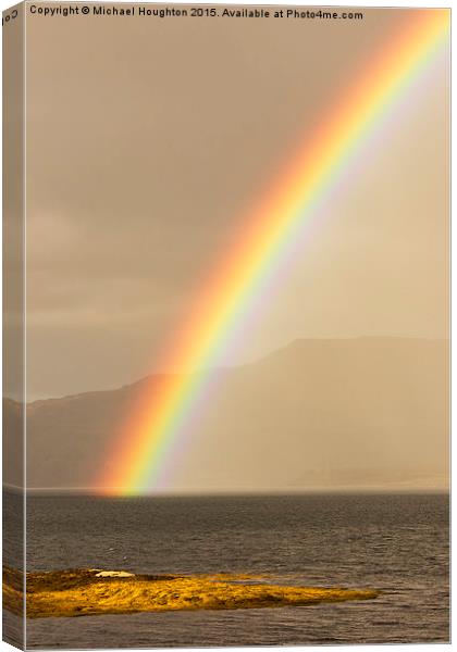  Rainbow Canvas Print by Michael Houghton