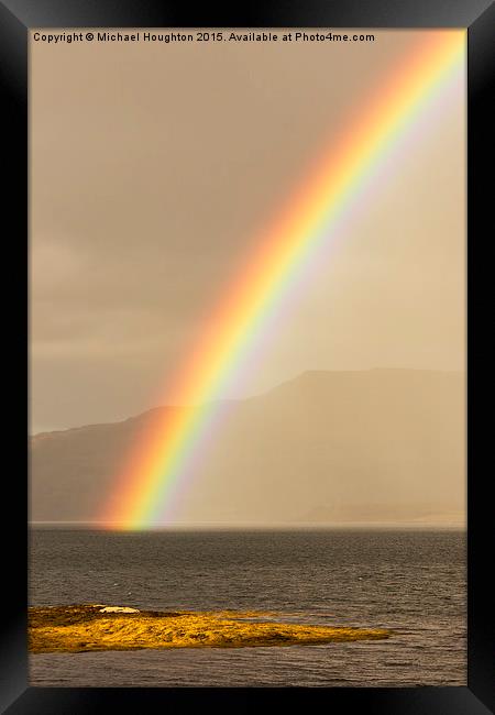  Rainbow Framed Print by Michael Houghton