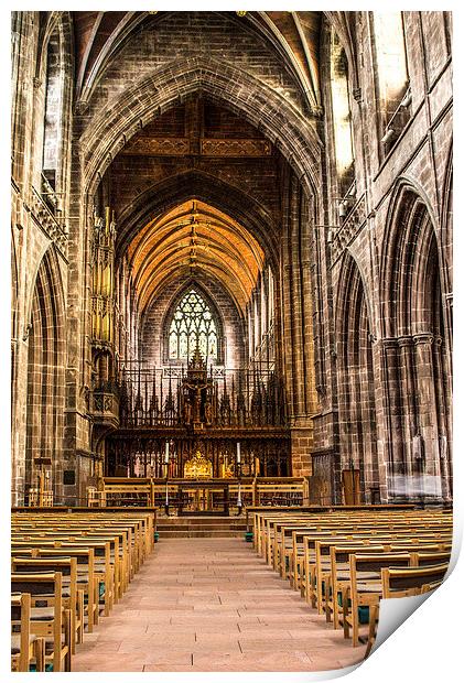  Chester Cathedral  Print by Chris Evans
