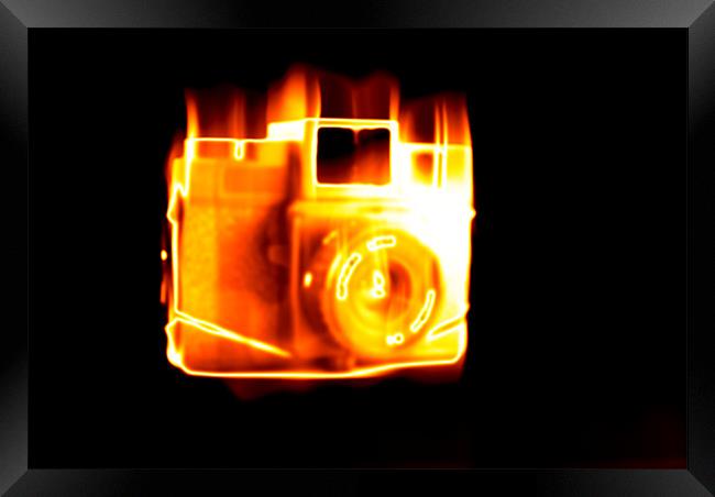 Burn camera burn Framed Print by Jean-François Dupuis