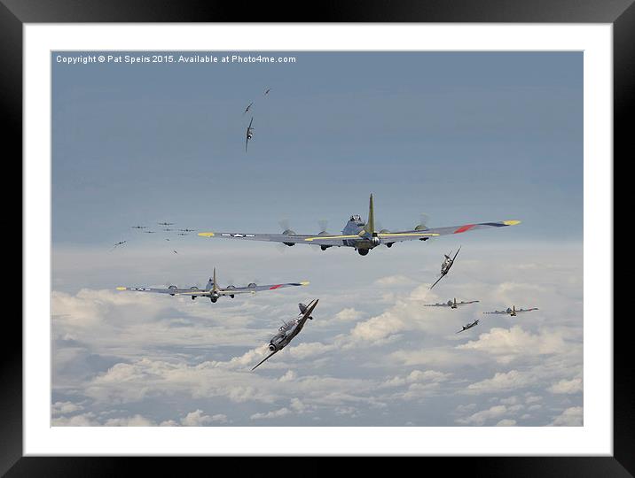 B17 Series - 'Hard Road Home'  Framed Mounted Print by Pat Speirs