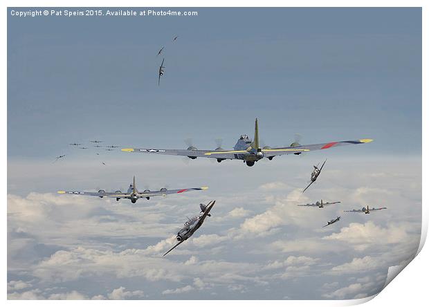 B17 Series - 'Hard Road Home'  Print by Pat Speirs