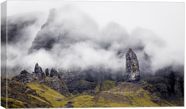  The old man of storr Canvas Print by adam rumble