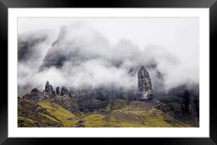  The old man of storr Framed Mounted Print by adam rumble
