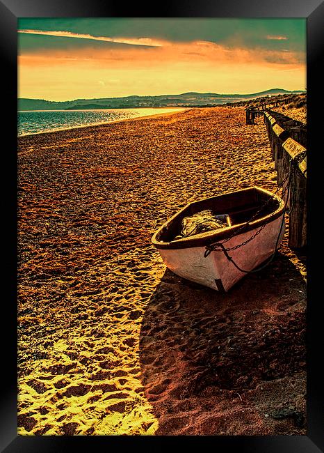  Pwllheli Beach Framed Print by Chris Evans