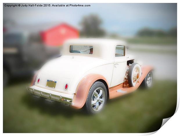  Out of My Dreams Into My Car Print by Judy Hall-Folde