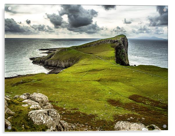  Neist Point, Isle of Skye Acrylic by Peter Stuart