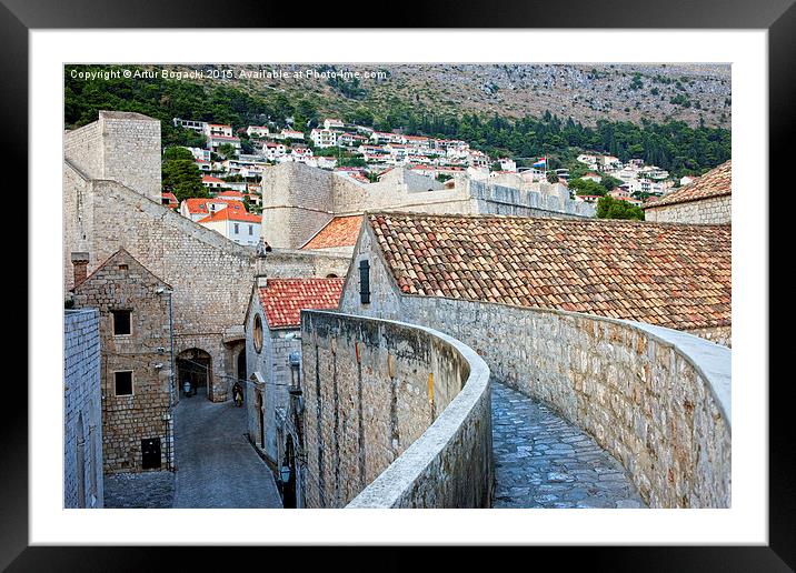 Dubrovnik Old Town Framed Mounted Print by Artur Bogacki