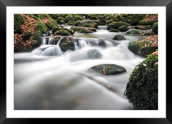  smooth flow Framed Mounted Print by Kelvin Rumsby