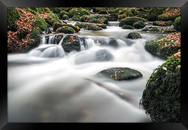  smooth flow Framed Print by Kelvin Rumsby