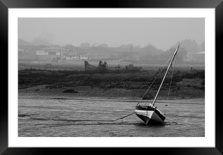  Boat and Shipwreck Framed Mounted Print by Rachel Mower
