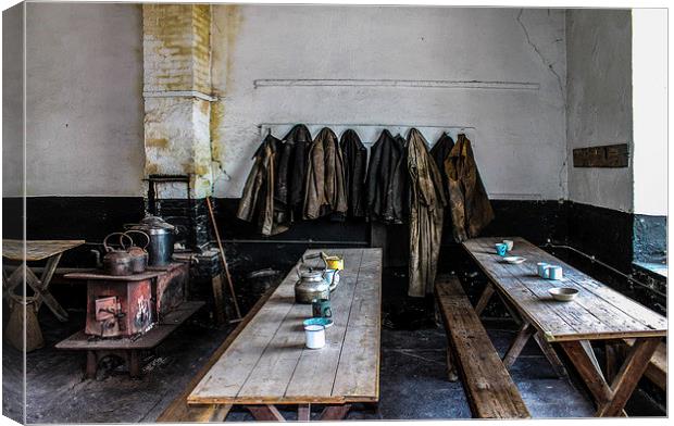  Vintage Miners Canteen at Llanberis  Canvas Print by Chris Evans