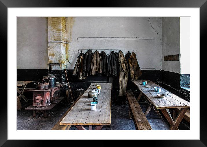  Vintage Miners Canteen at Llanberis  Framed Mounted Print by Chris Evans