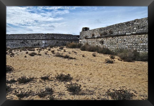 Rato Fort Walls in Tavira  Framed Print by Angelo DeVal