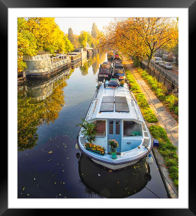  Little Venice London Framed Mounted Print by Clive Eariss