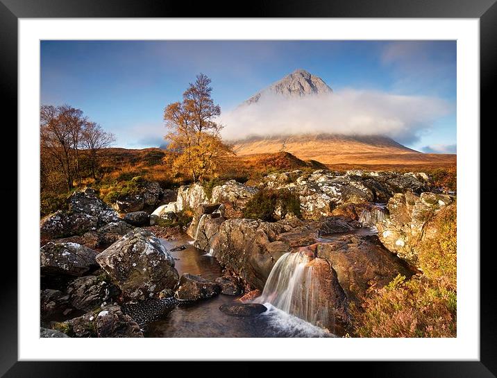  Stob Dearg in Autumn Framed Mounted Print by Stephen Taylor