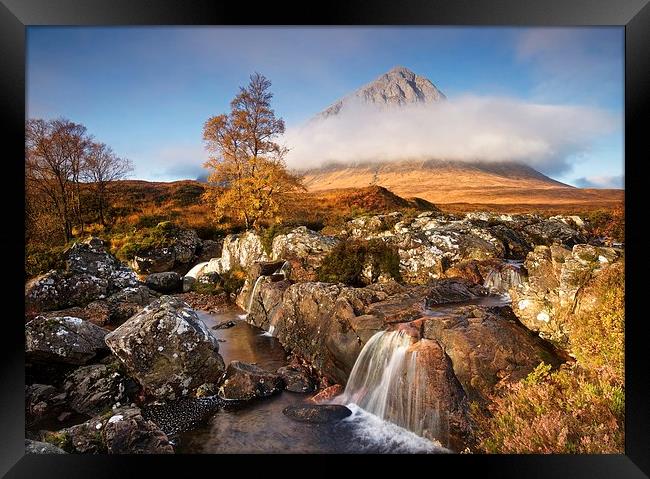  Stob Dearg in Autumn Framed Print by Stephen Taylor