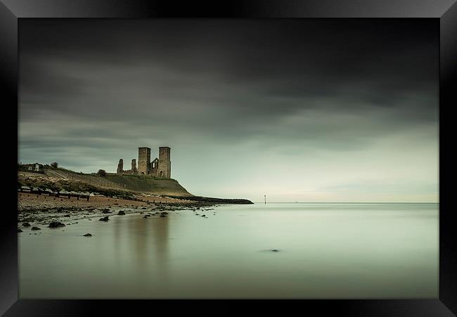  Reculver Towers Framed Print by Ian Hufton