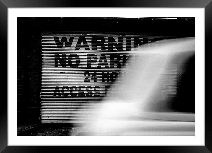  No Parking! Framed Mounted Print by Thomas Ritson