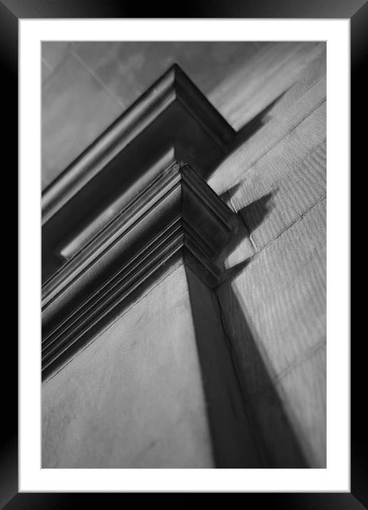 Linear Framed Mounted Print by lucy devereux