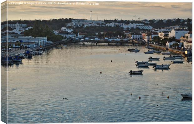 Afternoon in Tavira  Canvas Print by Angelo DeVal