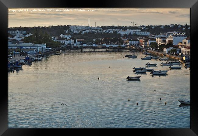 Afternoon in Tavira  Framed Print by Angelo DeVal