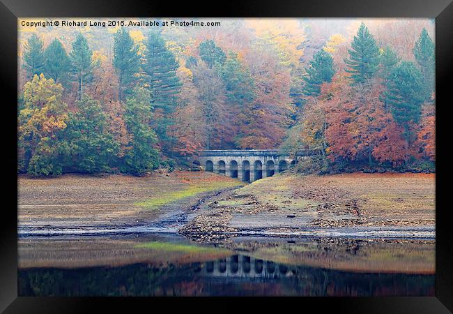  Autumn Reflections at the Upper Derwent Framed Print by Richard Long