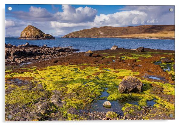  Tulm Bay, Skye, Scotland Acrylic by Peter Stuart